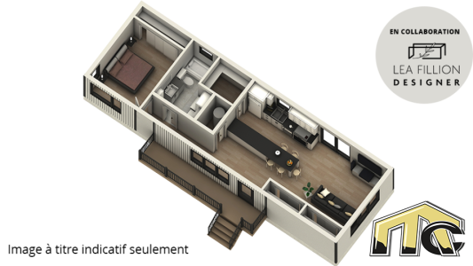 maison unimodulaire 1 chambre